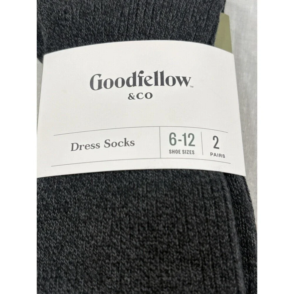 Goodfellow & 2pair Dress Socks  gray/black New